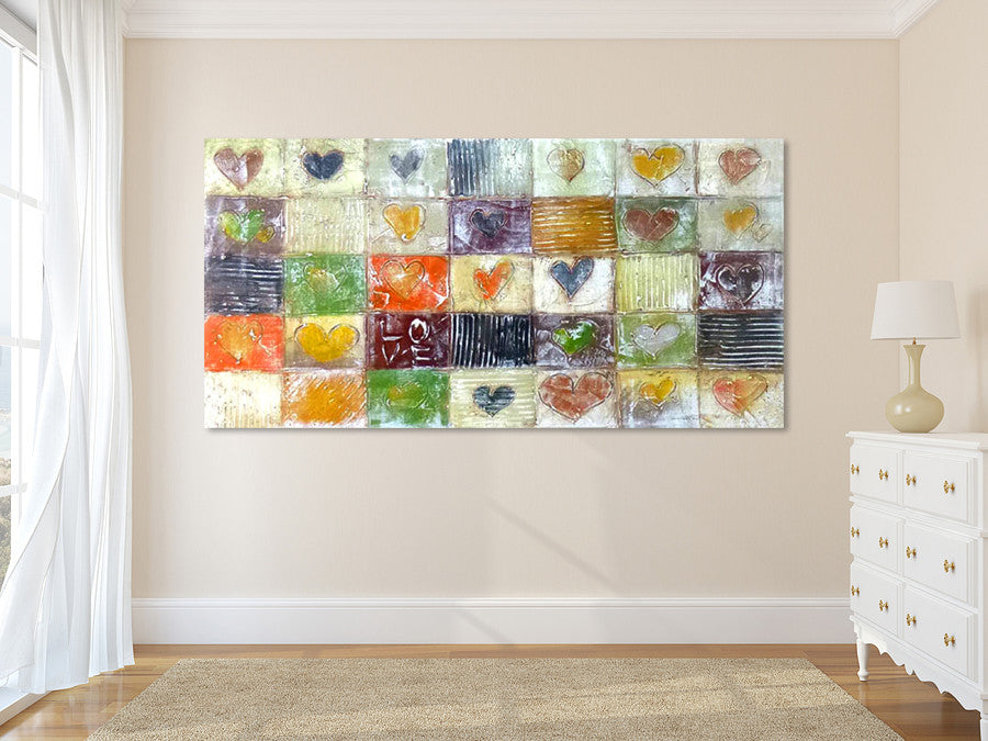 Happy Hearts on the wall