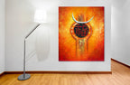 Mandarin on the wall