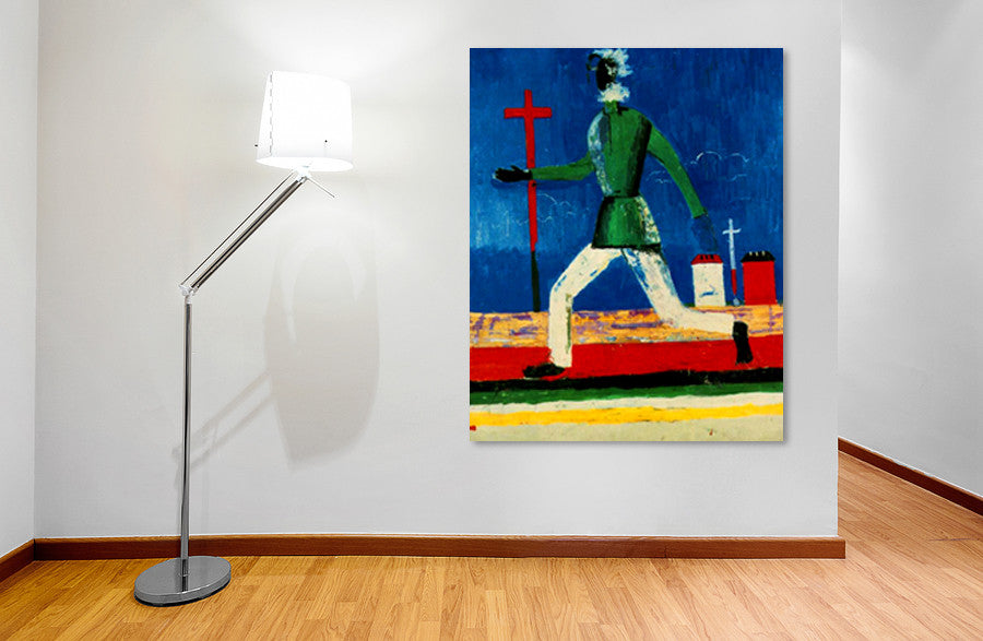 Running Man on the wall