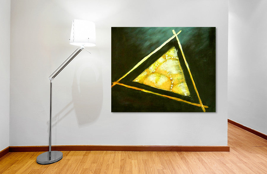 Triangle on the wall
