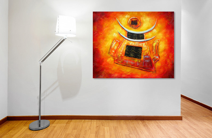 Oriental Kettle on the wall