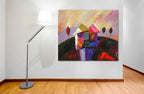 Peak on the wall