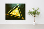 Triangle on the wall