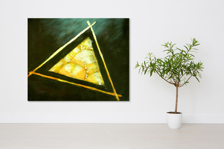 Triangle on the wall