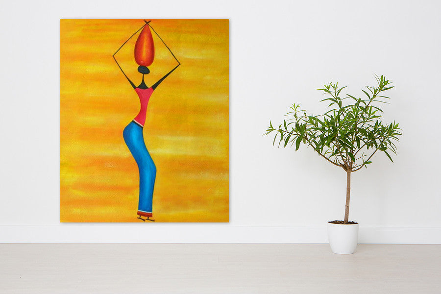 Poise on the wall