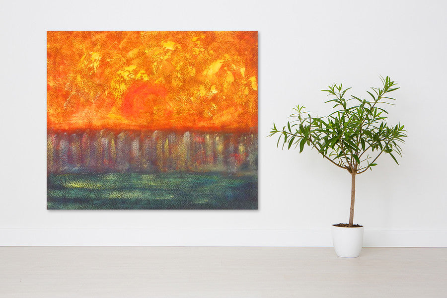 Sun-kissed Acre on the wall