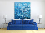 Big Blue Chaos on the wall