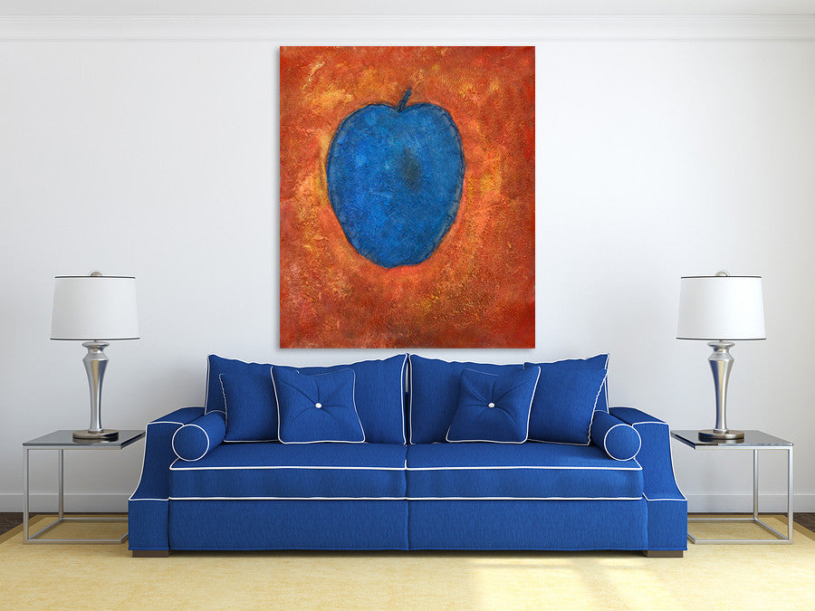 Odd Apple on the wall