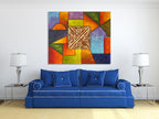 Oriental Illusion on the wall