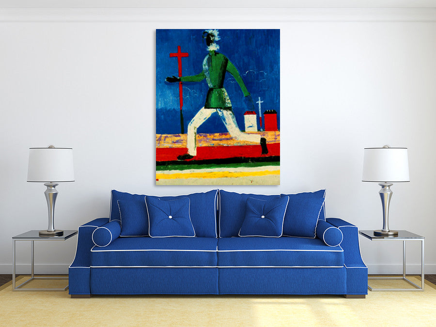 Running Man on the wall
