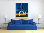 Running Man on the wall