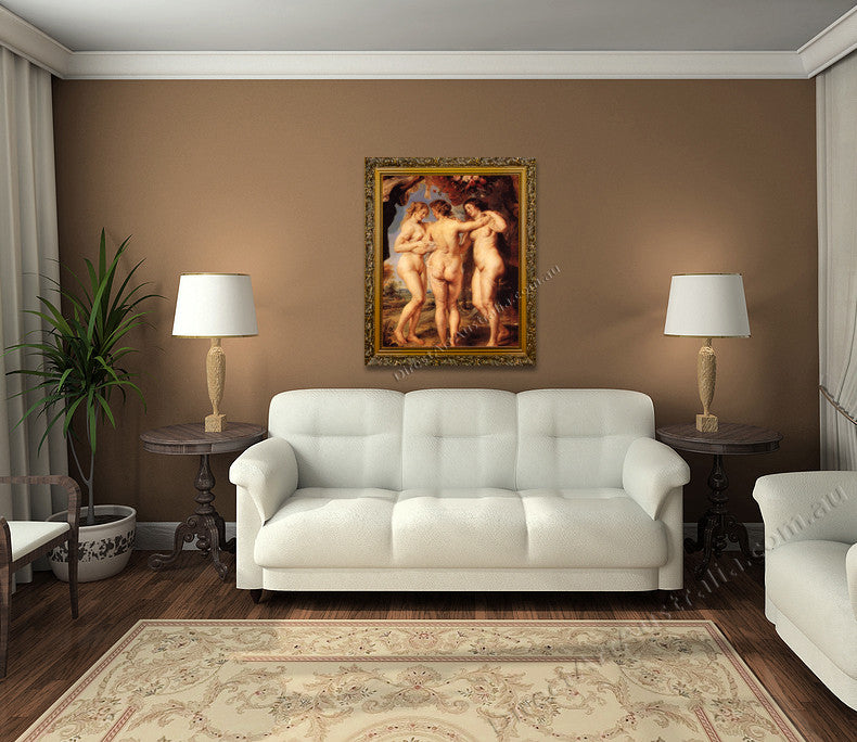 The Three Graces on the wall