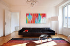 Curtain of Colors on the wall