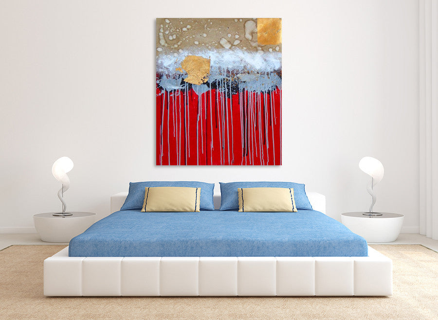 Splashes  on the wall