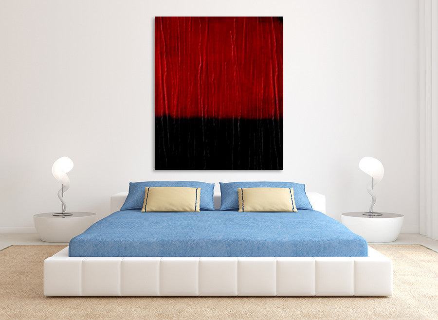Midnight Red on the wall