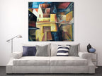 Cubist Art Painting on the wall
