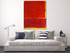 Passion for Red on the wall