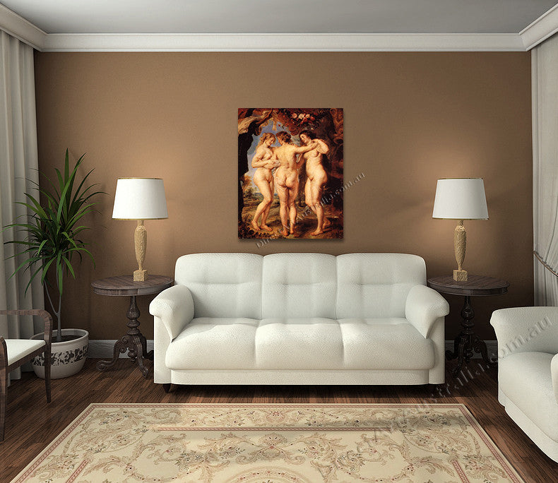 The Three Graces on the wall