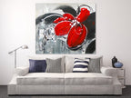 Modern Flower on the wall