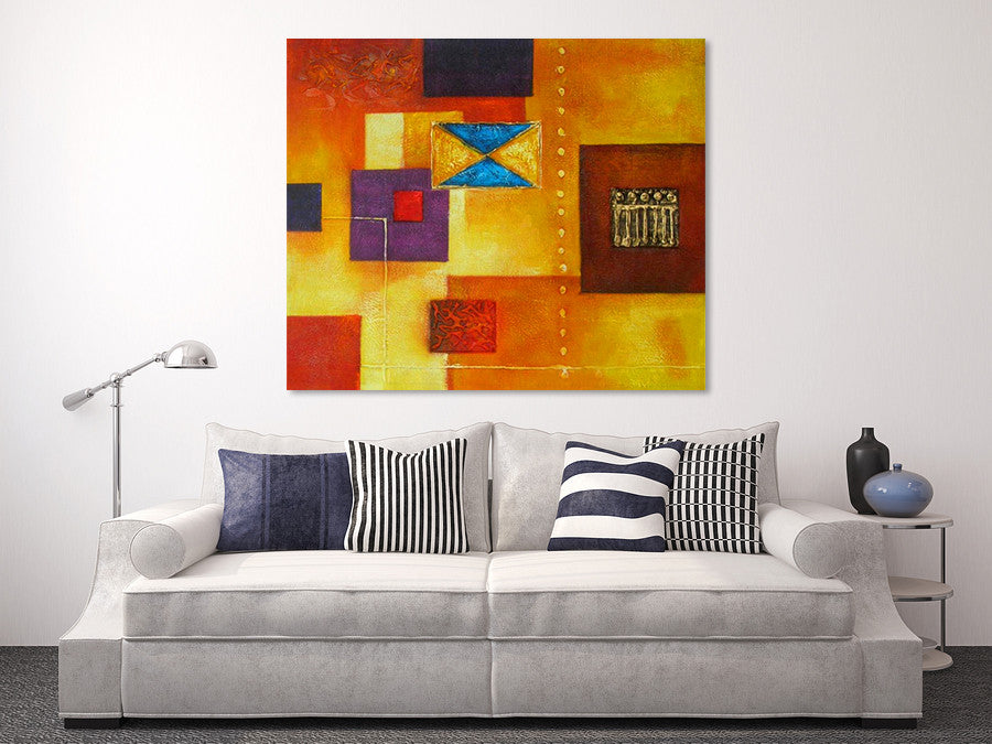 Vivid Hues on the wall