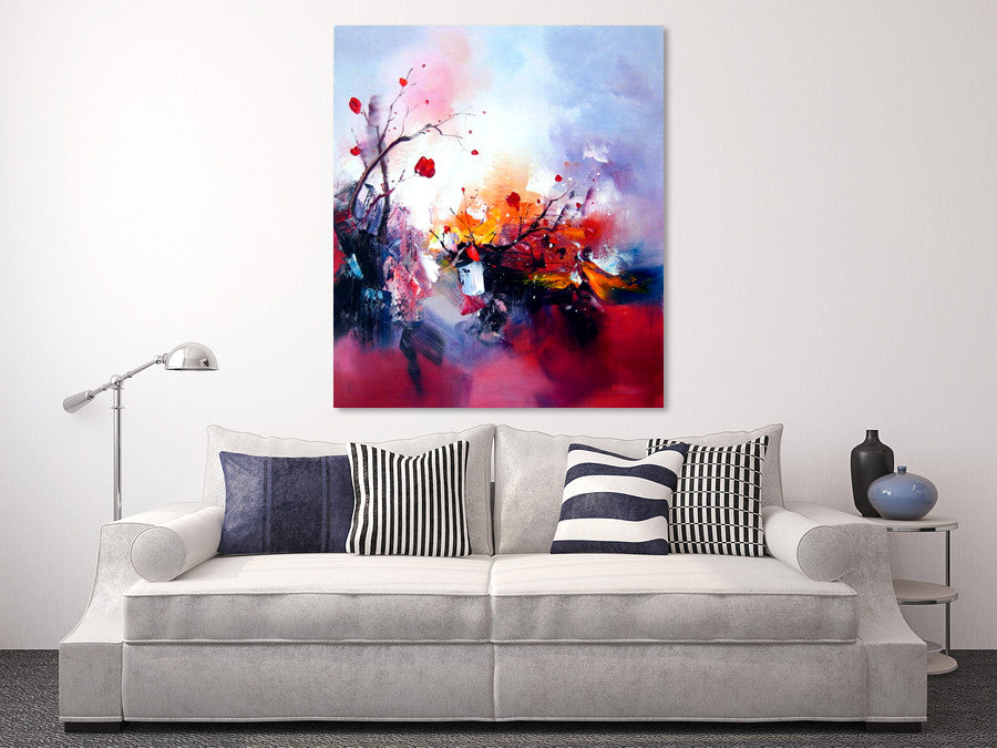 Collision of Colors on the wall