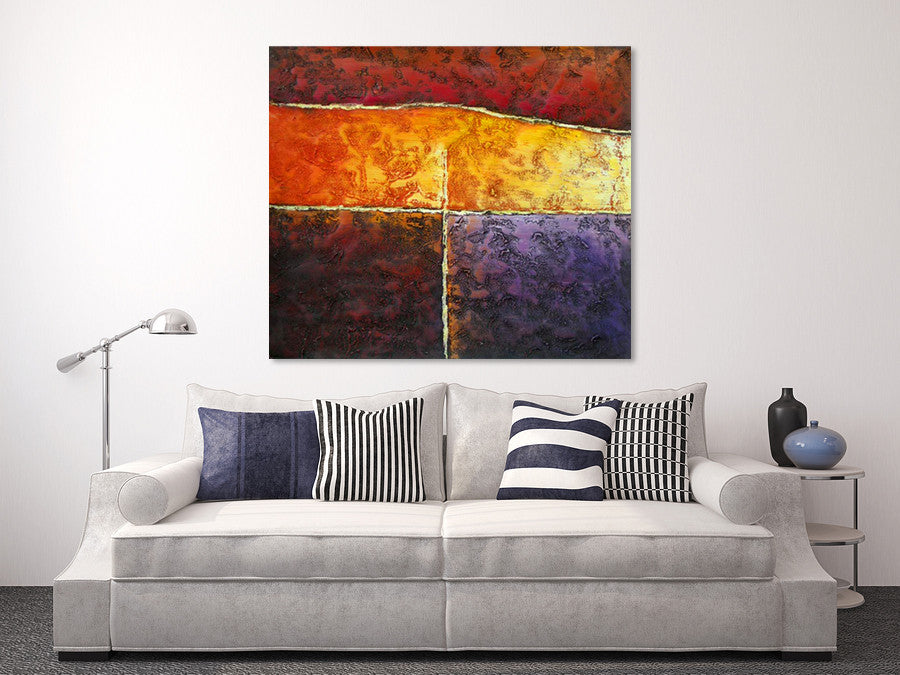 Plated on the wall
