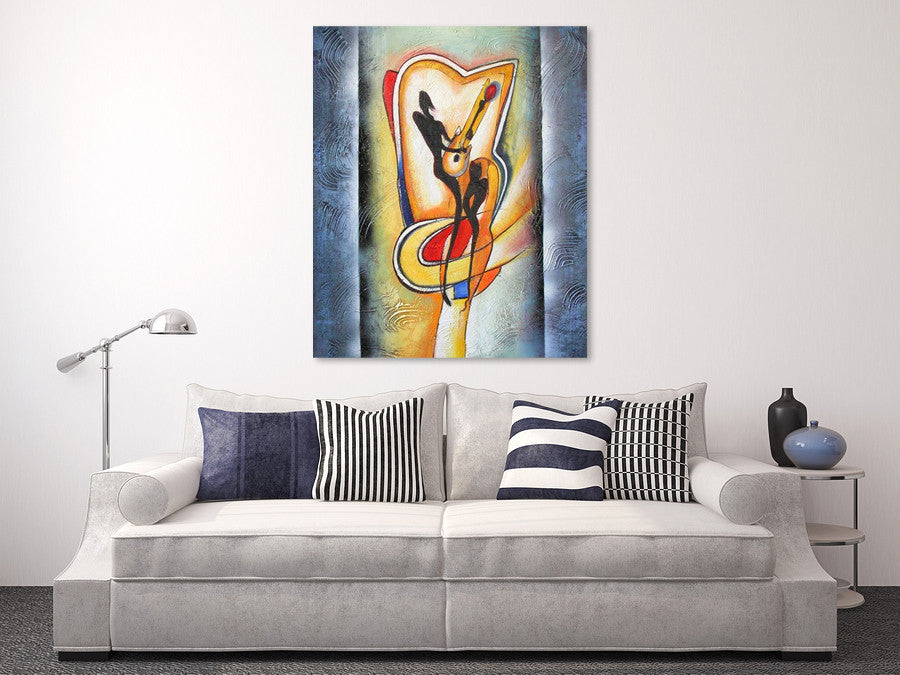 Fretted Neck on the wall