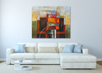 Layered Art on the wall