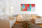 Curtain of Colors on the wall
