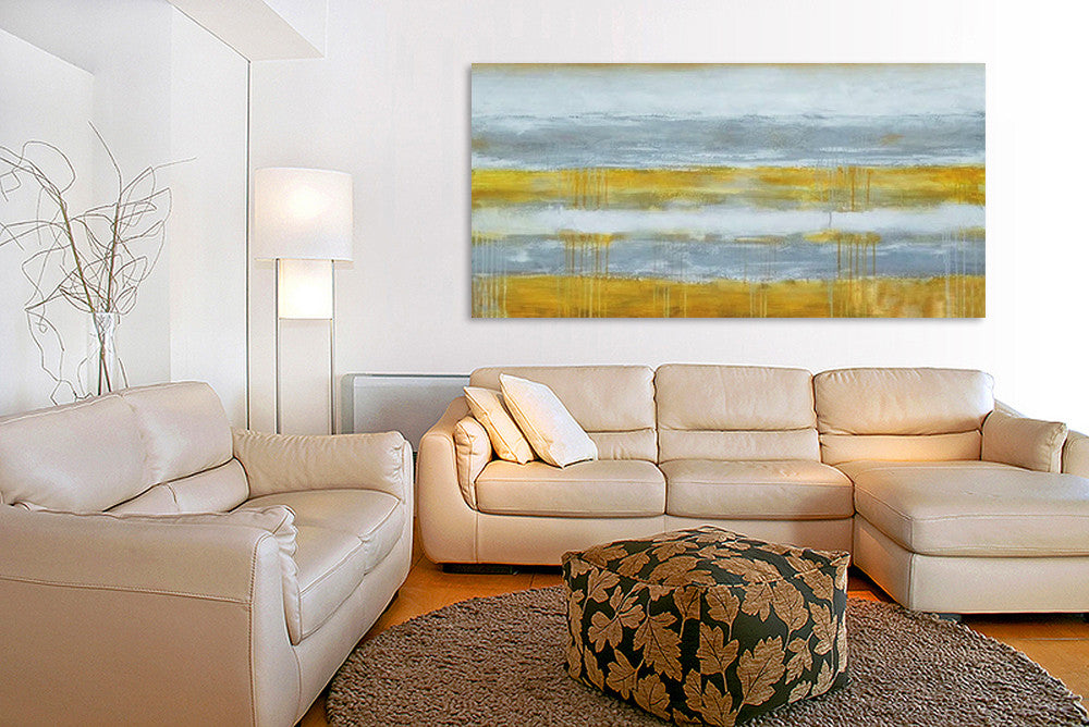 Yellow Lines on the wall