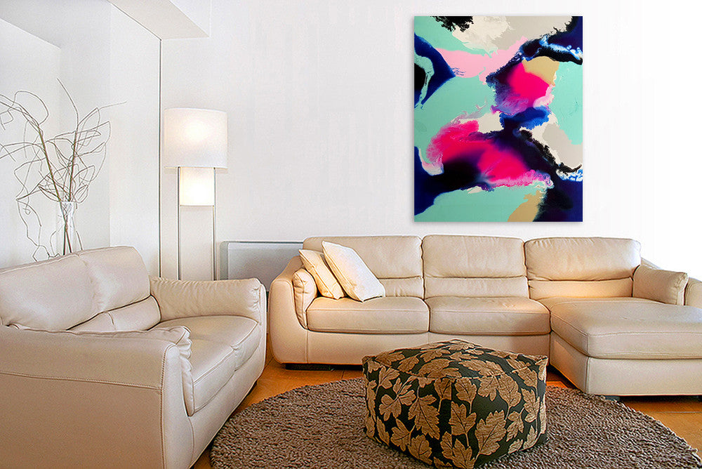 Pond on the wall