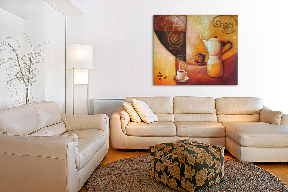 Coffee on the wall