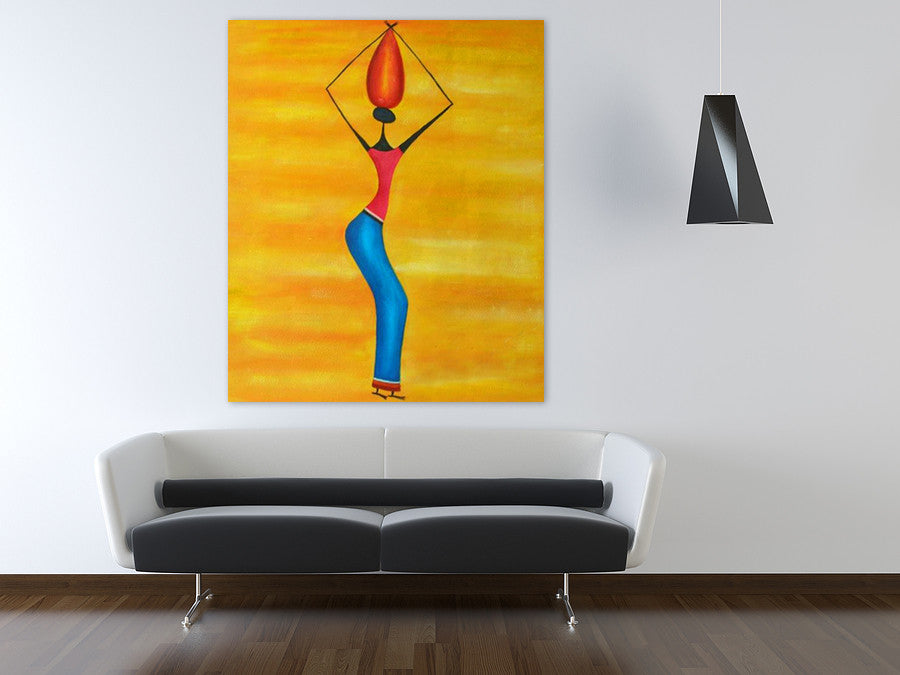 Poise on the wall