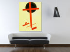 Suprematism 1927 on the wall