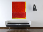 Passion for Red on the wall