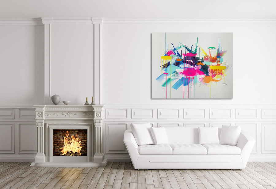 Haute Edge on the wall