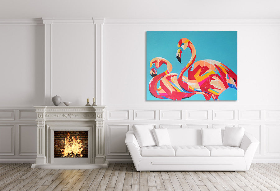 Water Birds on the wall