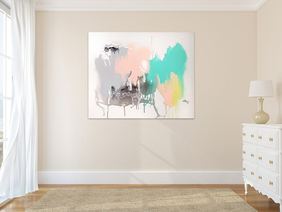 Calm Splashes on the wall