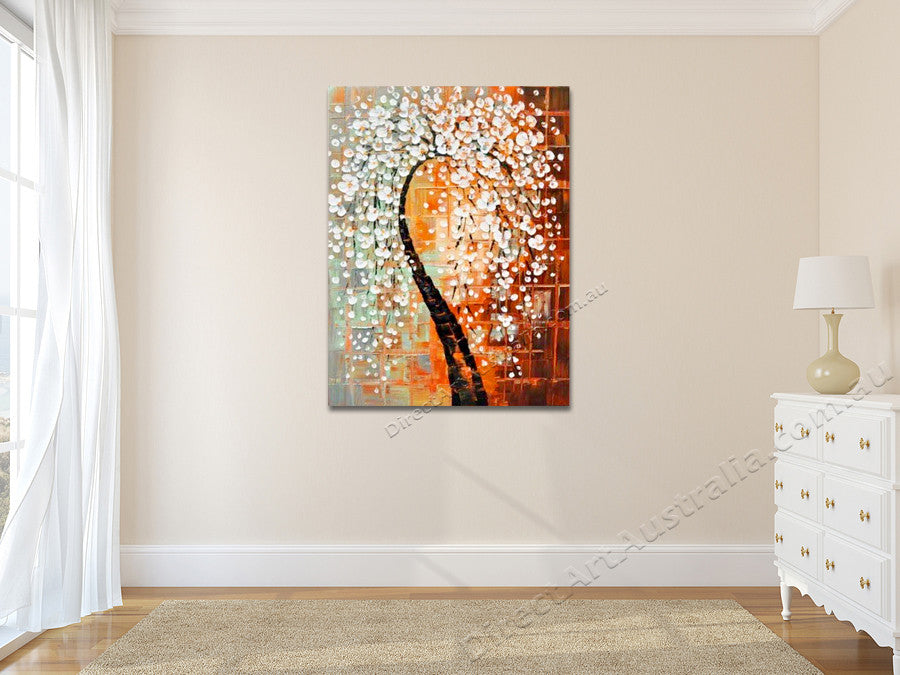 Knife Painting AF8 on the wall