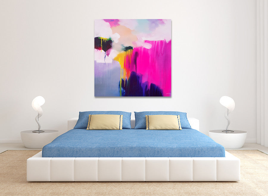 Magenta on the wall