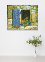 Blue Window on the wall