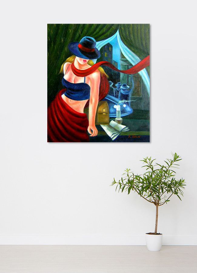 Femme Fatale on the wall