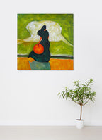 Asian Lady on the wall