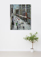 Railroad on the wall