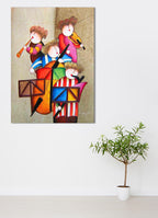 Orchestra on the wall