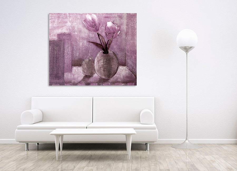 Lavander Flora on the wall