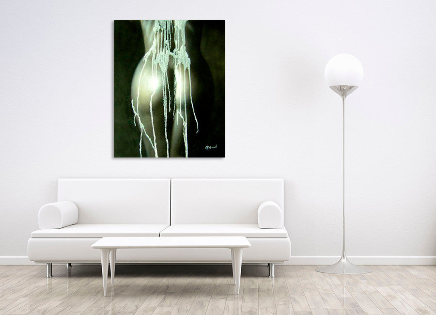 Unconcealed on the wall