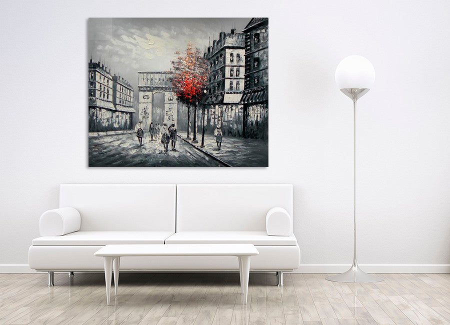 Autumn in Paris on the wall