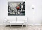 Autumn in Paris on the wall