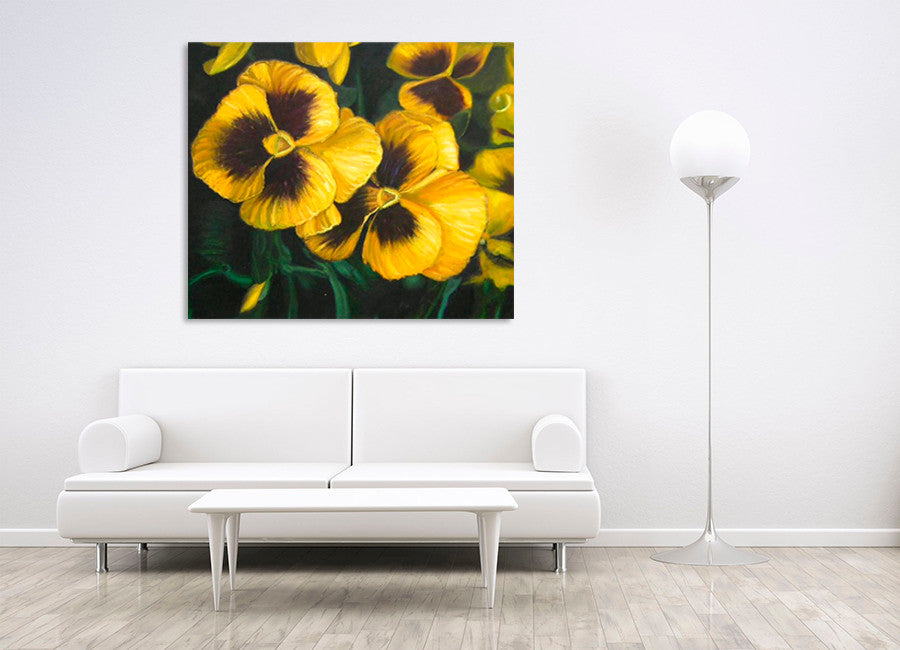 Delicate on the wall